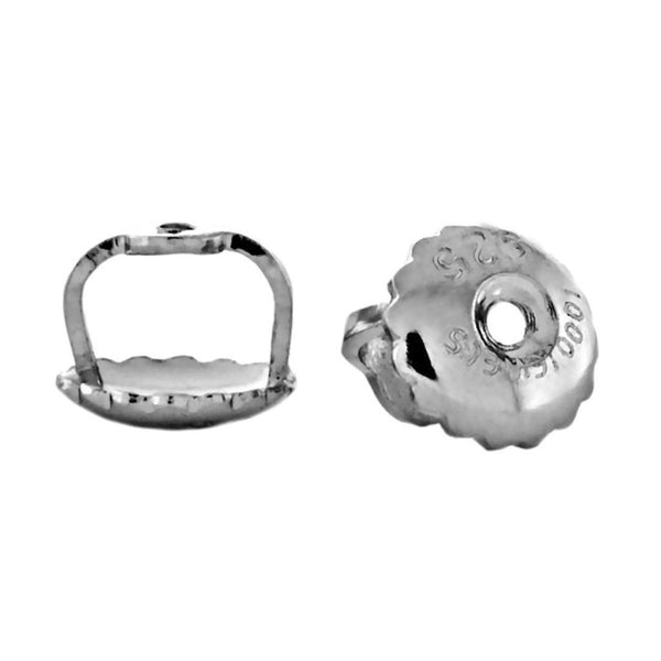 Replacement Backs for 1000 Jewels 925 Silver Screw Back Earring Lines - Trustmark Jewelers - Earrings