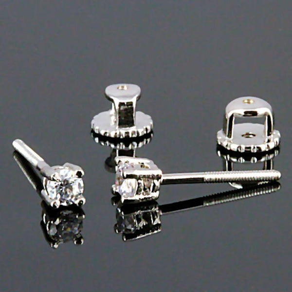 925 Silver Screw Back Earring Replacement Backs for Trustmark