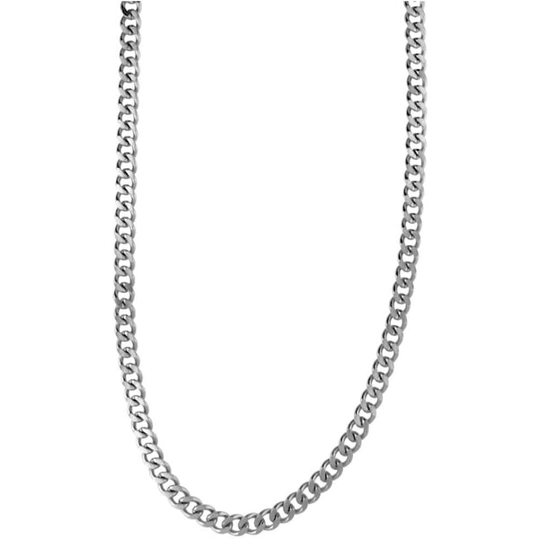 Juno: 4mm 22 inch Curb Chain 316 Stainless Steel - Trustmark Jewelers - Necklaces and Chains - 1