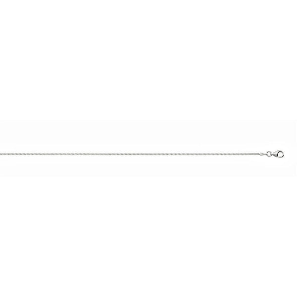 1.3mm Anti-Tarnish Curb Chain 925 Sterling Silver, 16 Inches - Trustmark Jewelers - Chains and Necklaces