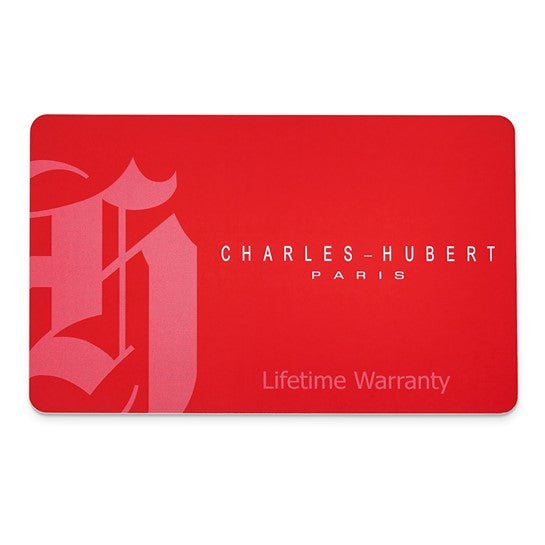 Charles Hubert White Skeleton Dial Double Cover Stainless Steel Pocket Watch