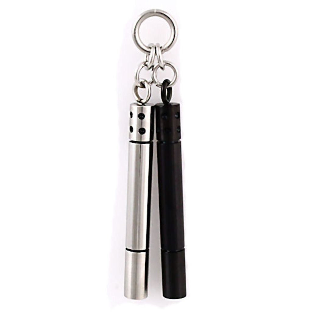Lee: Nunchucks Biker Unisex Hip Hop Charm Pendant 316L Stainless Steel - Trustmark Jewelers - Pendants and Necklaces - 3