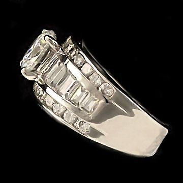 Bianca: 5.2ct Stacked Russian Ice Diamond CZ Wedding Ring Set 925 SS - Trustmark Jewelers - Wedding Ring Sets - 4