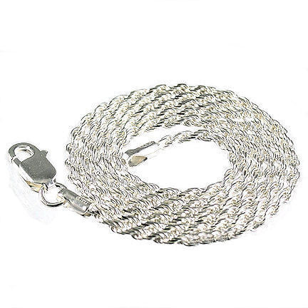 1.5mm Italian Triple Rope Chain 925 Sterling Silver, 18 inches - Trustmark Jewelers - Necklaces and Chains