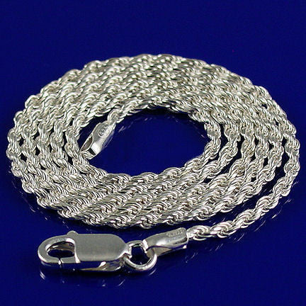 1.5mm Italian Triple Rope Chain 925 Sterling Silver, 24 inches - Trustmark Jewelers - Necklaces and Chains - 2