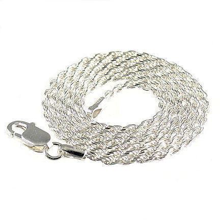 2.5mm Italian Triple Rope Chain 925 Sterling Silver, 30 inches - Trustmark Jewelers - Necklaces and Chains