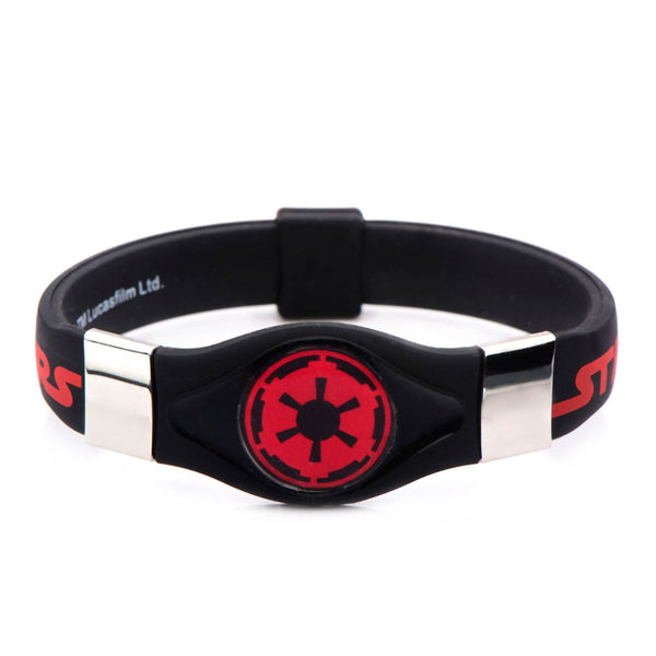 Star Wars: Imperial Symbol Silicone Bracelet 316 Stainless Steel - Trustmark Jewelers - Earrings - 1
