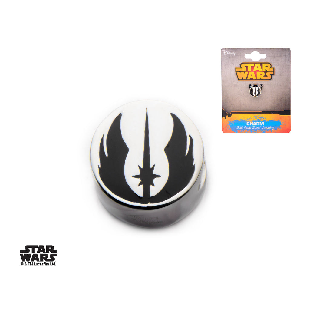 Star Wars: Jedi Order Symbol Bead Charm 316 Stainless Steel - Trustmark Jewelers - Bracelets - 2