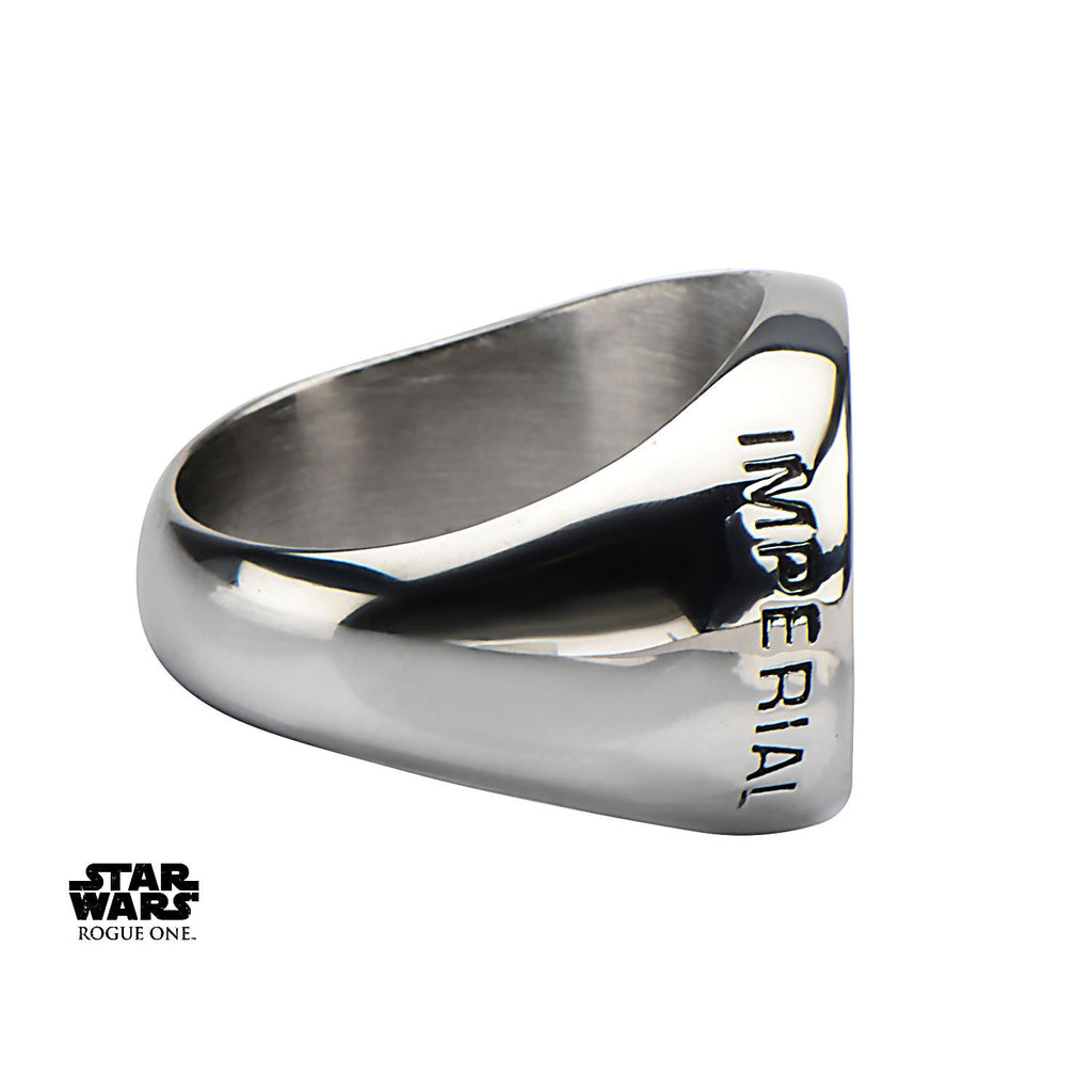 Star Wars: Rogue One Rebel Alliance/Galactic Empire Symbol Ring Stainless Steel - Trustmark Jewelers - Mens Rings - 3