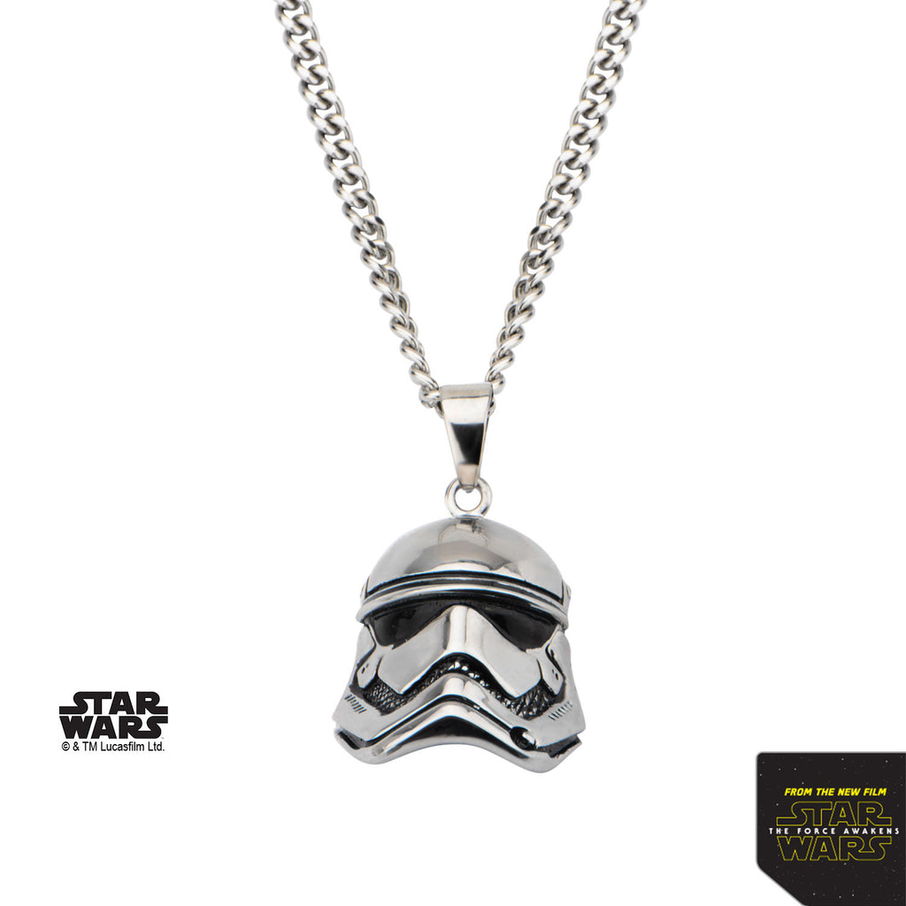 Star Wars: Stormtrooper 3D Pendant Necklace 316 Stainless Steel - Trustmark Jewelers - Pendants and Necklaces - 2