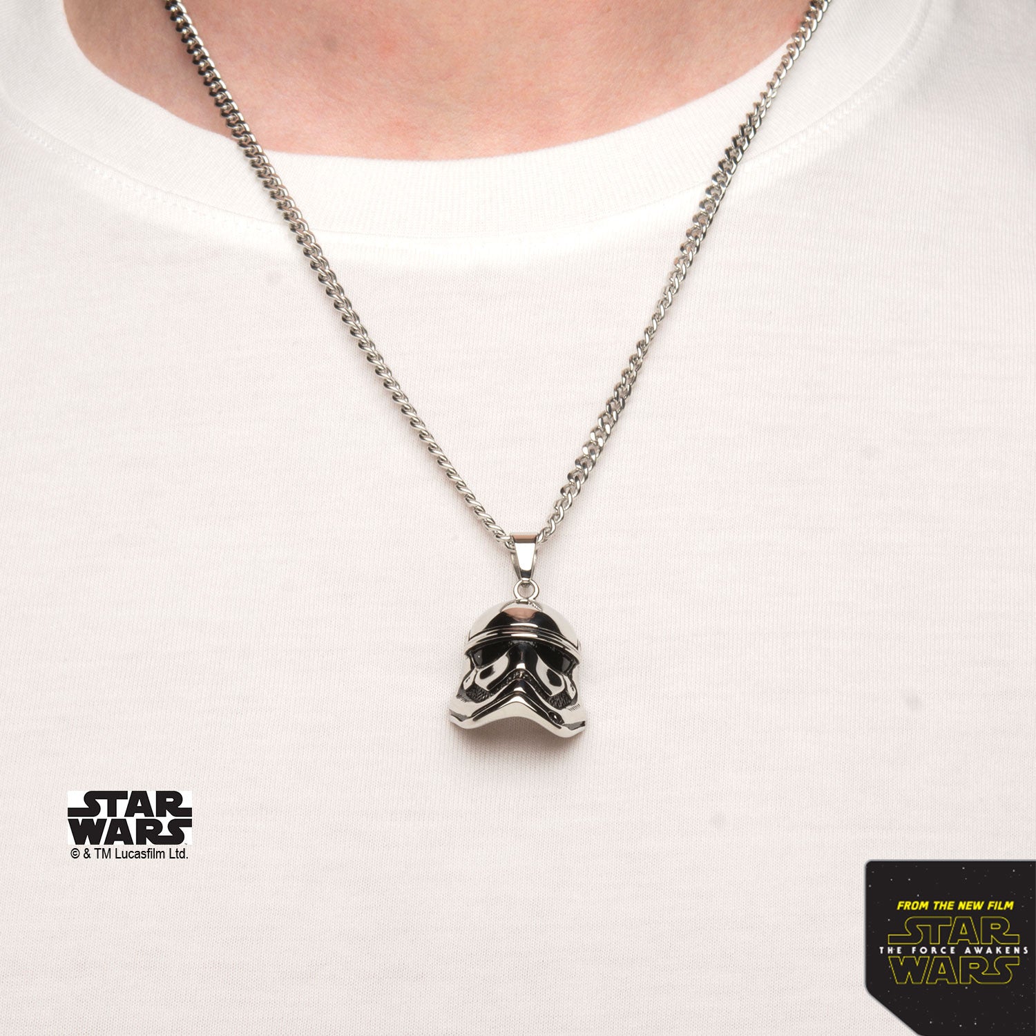 Star Wars Cut Out Jedi Order Symbol CZ Pendant Necklace - Rebel Bod
