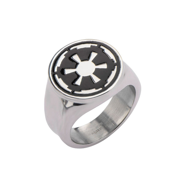 Star Wars: Galactic Empire Symbol Ring 316 Stainless Steel - Trustmark Jewelers - Fashion Rings - 1