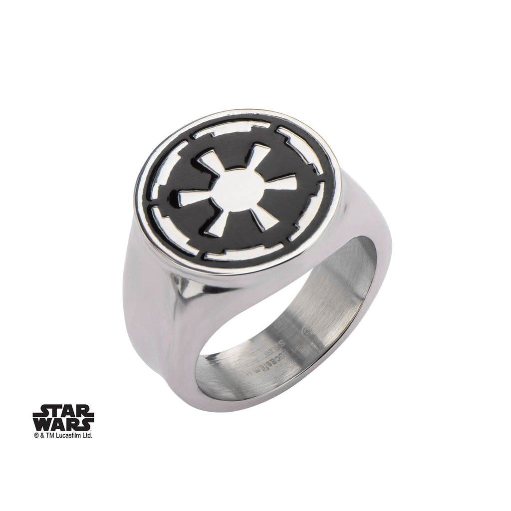 Star Wars: Galactic Empire Symbol Ring 316 Stainless Steel - Trustmark Jewelers - Fashion Rings - 2