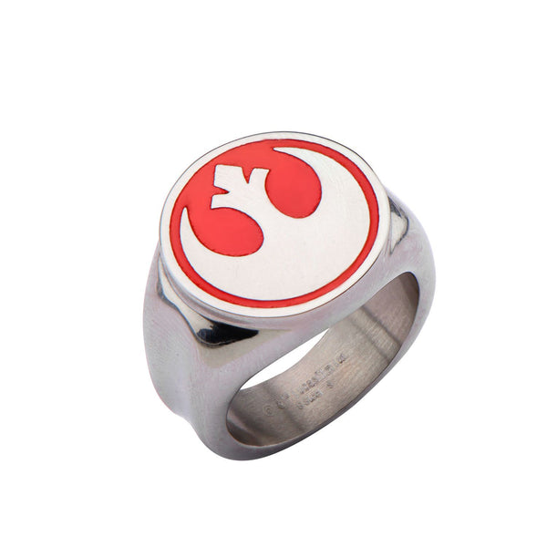 Star Wars: Rebel Alliance Red Rebel Symbol Ring 316 Stainless Steel - Trustmark Jewelers - Fashion Rings - 1