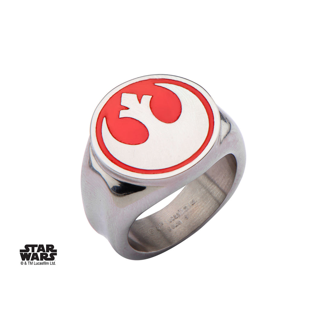 Star Wars: Rebel Alliance Red Rebel Symbol Ring 316 Stainless Steel - Trustmark Jewelers - Fashion Rings - 2
