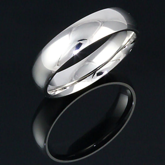 Indiana: 5mm Comfort Fit Domed 316L Stainless Steel Wedding Band - Trustmark Jewelers - Wedding Bands - 2