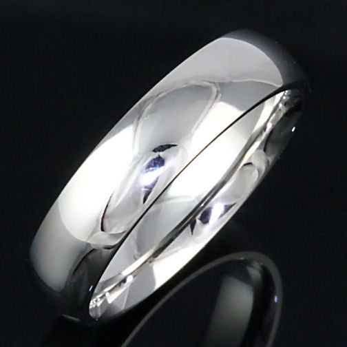 Indiana: 5mm Comfort Fit Domed 316L Stainless Steel Wedding Band - Trustmark Jewelers - Wedding Bands - 3