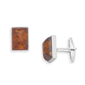 Baltic Amber Cuff Links 925 Sterling Silver - Trustmark Jewelers - 