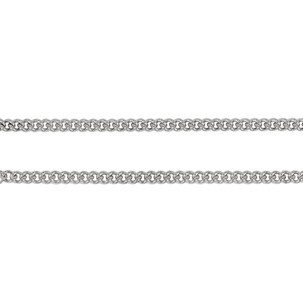 2.2mm 7 Inch Anti-Tarnish Curb Chain Bracelet 925 Sterling Silver - Trustmark Jewelers - Bracelets - 1
