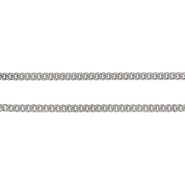 2.2mm 8 Inch Anti-Tarnish Curb Chain Bracelet 925 Sterling Silver - Trustmark Jewelers - Bracelets - 1