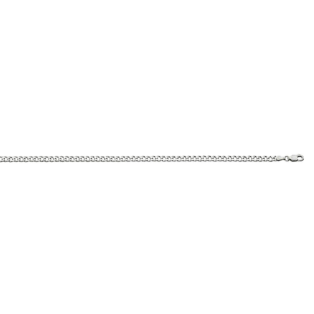 4.0mm 8 Inch Anti-Tarnish Curb Chain Bracelet 925 Sterling Silver - Trustmark Jewelers - Bracelets