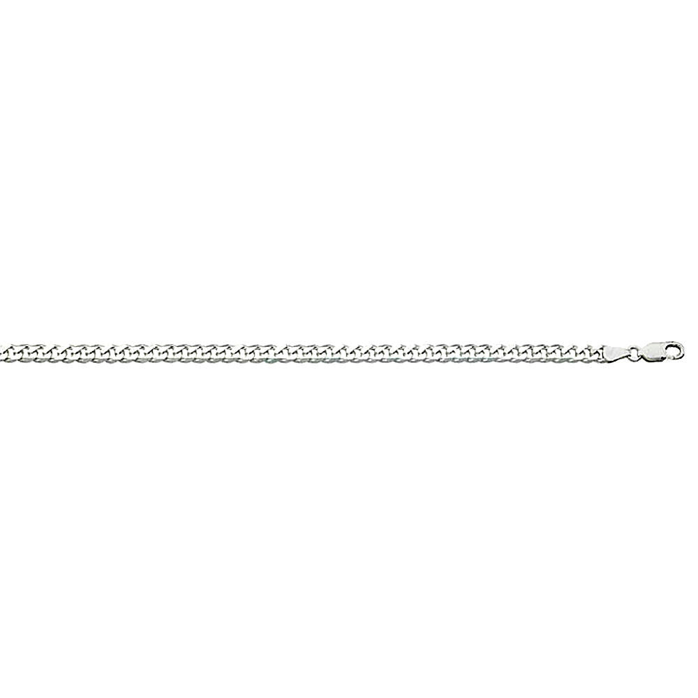 6.3mm 8 Inch Anti-Tarnish Curb Chain Bracelet 925 Sterling Silver - Trustmark Jewelers - Bracelets