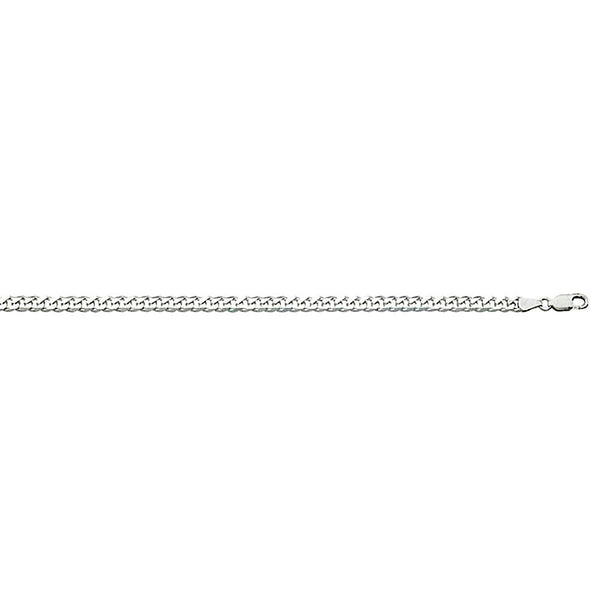 6.3mm 9 Inch Anti-Tarnish Curb Chain Bracelet 925 Sterling Silver - Trustmark Jewelers - Bracelets