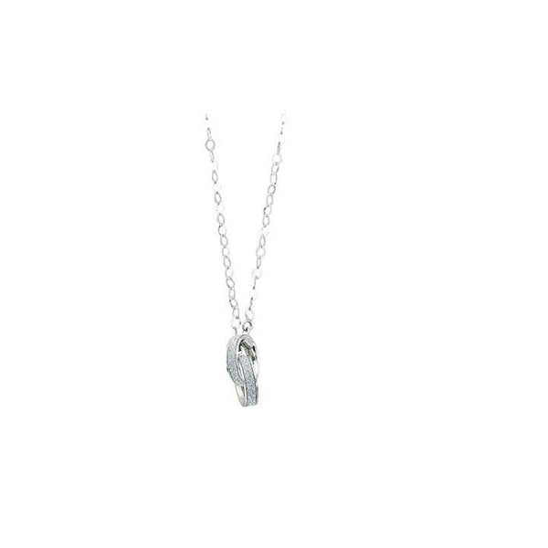Greg Anthony Italian Glitter Necklace 925 Sterling Silver - Trustmark Jewelers - Necklaces and Chains