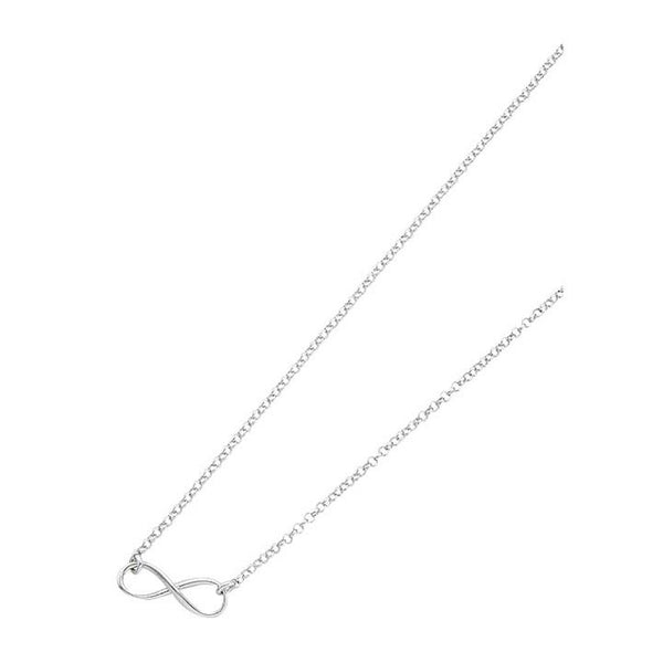 Free Hanging Infinity Necklace 925 Sterling Silver - Trustmark Jewelers - Necklaces and Chains