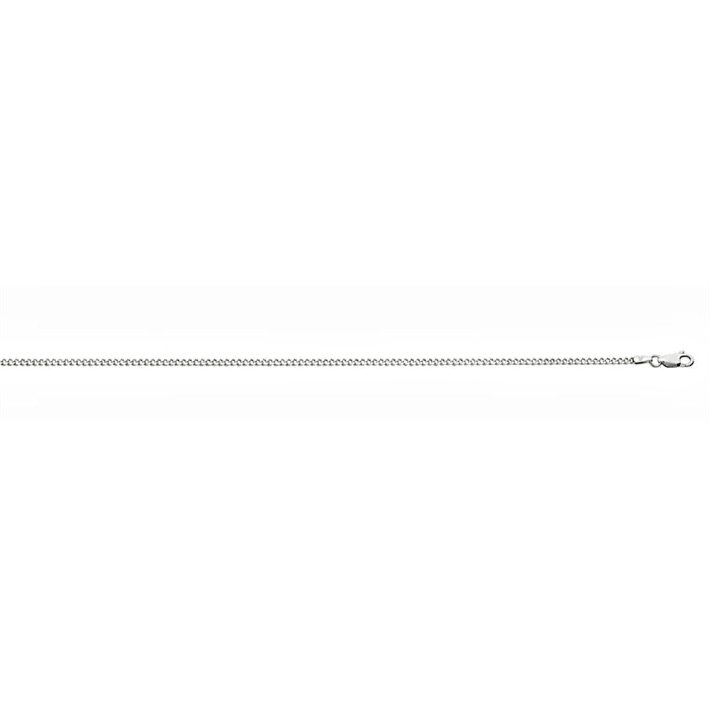2.2mm Anti-Tarnish Curb Chain 925 Sterling Silver, 18 Inches - Trustmark Jewelers - Chains and Necklaces