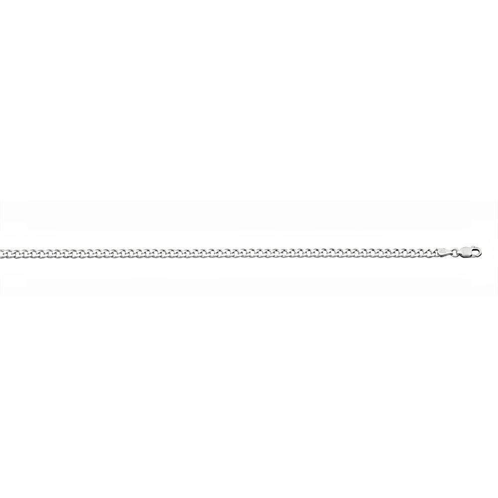 4.0mm Anti-Tarnish Curb Chain 925 Sterling Silver, 20 Inches - Trustmark Jewelers - Chains and Necklaces - 2