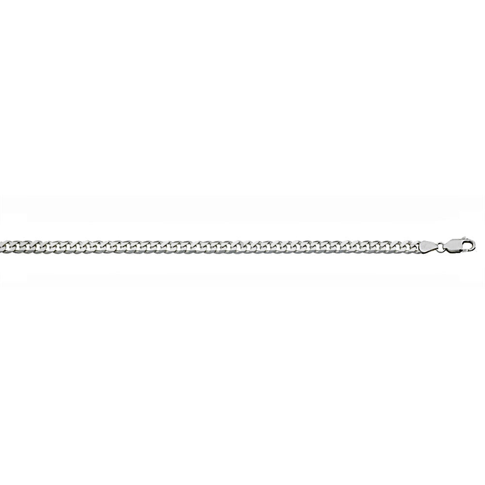 6.3mm Anti-Tarnish Curb Chain 925 Sterling Silver, 24 Inches - Trustmark Jewelers - Chains and Necklaces - 2