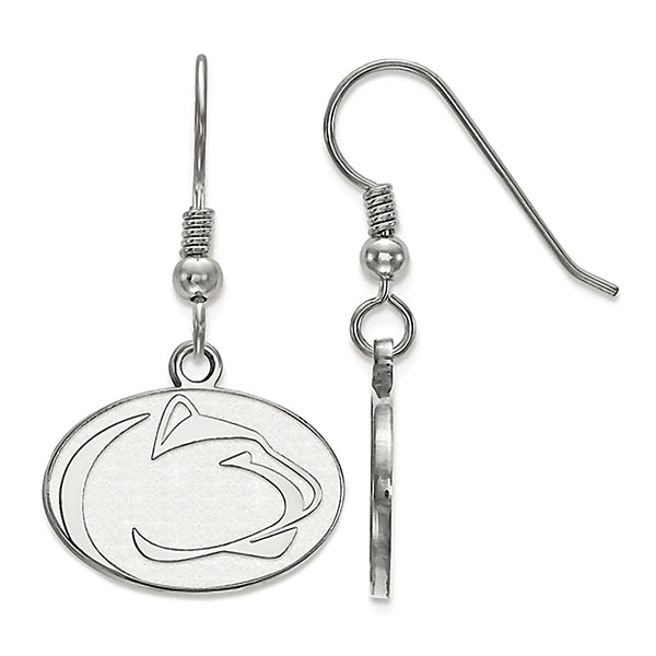 Pennsylvania State University 925 Silver Dangle Earrings Officially Licensed