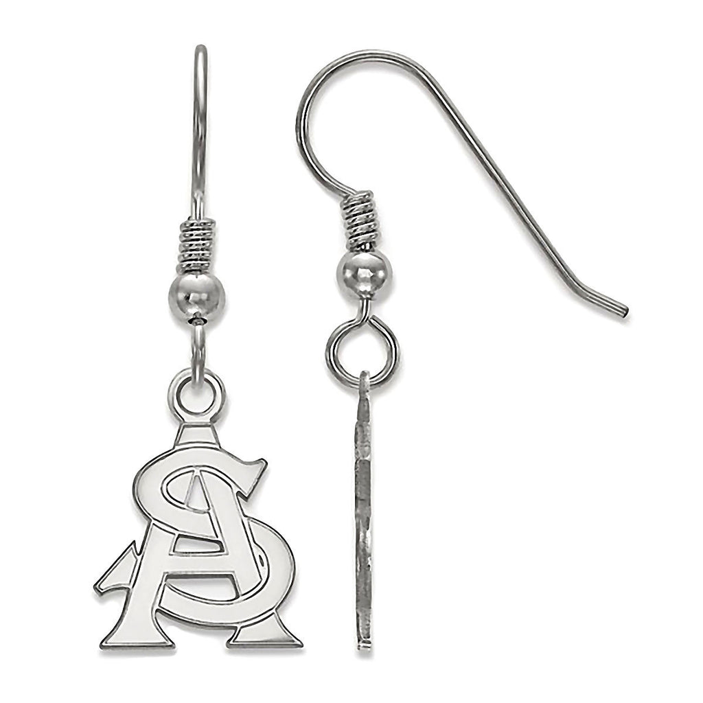 Arizona State University Sterling Silver ASU Dangle Earrings Officially Licensed