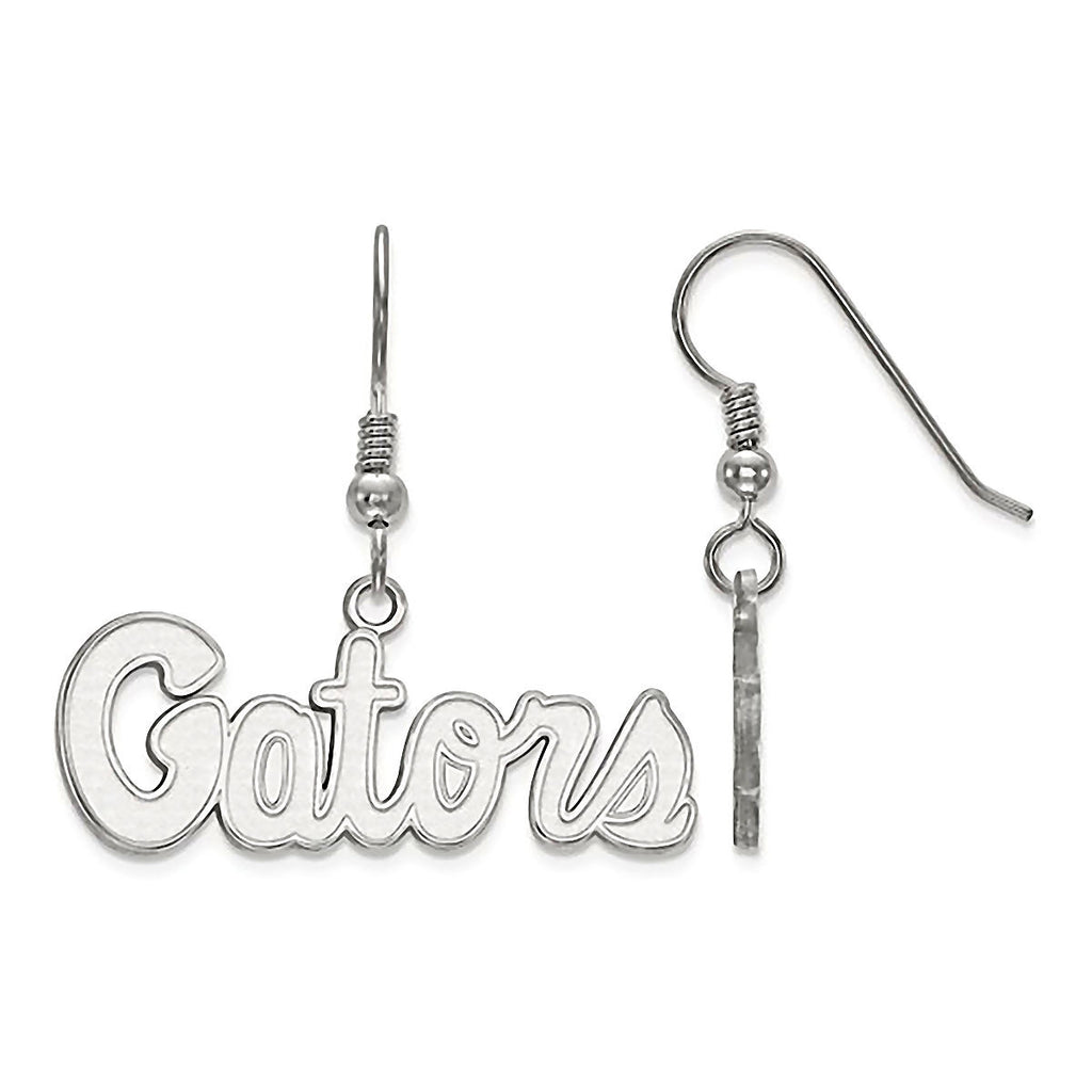 University of Florida Sterling Silver Gators Dangle Earrings Officially Licensed