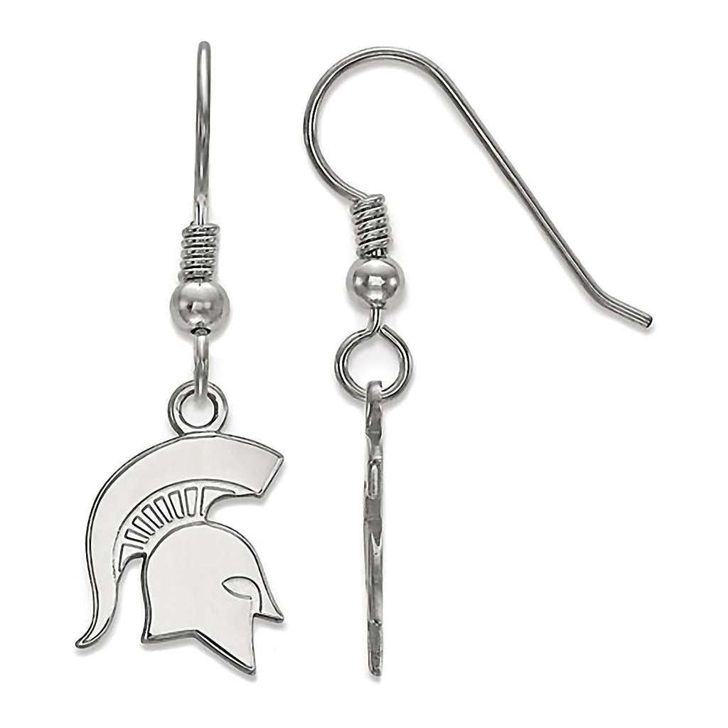 Michigan State University Sterling Silver Dangle Earrings Officially Licensed