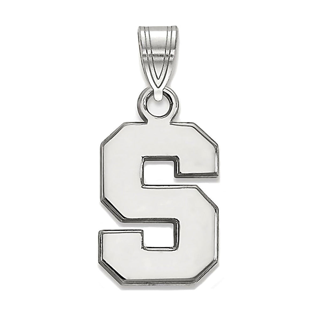 Michigan State University 925 Sterling Silver Pendant Officially Licensed