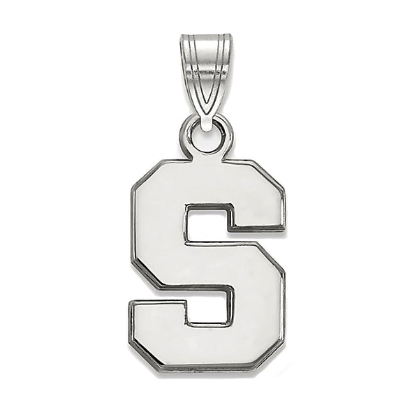 Michigan State University 925 Sterling Silver Pendant Officially Licensed