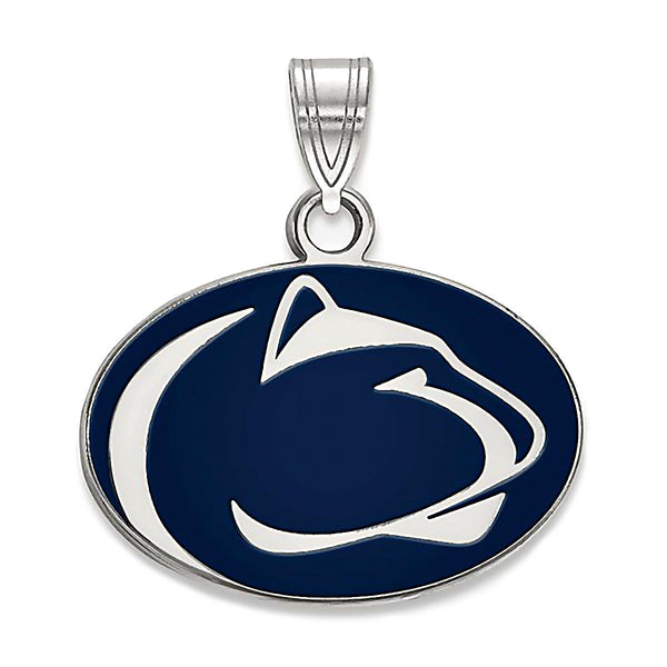 Pennsylvania State University 925 Silver Enamel Pendant Officially Licensed