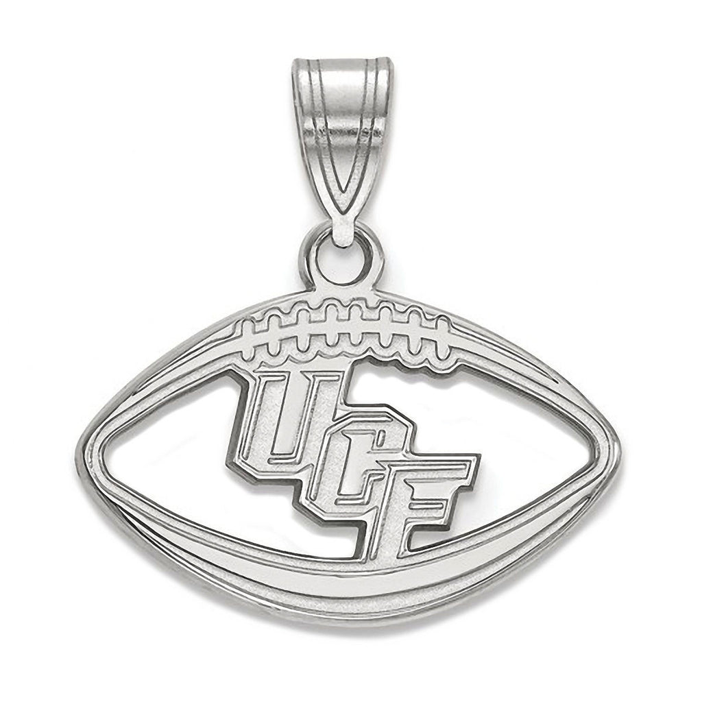 University of Central Florida Sterling Silver Football Pendant Officially Licensed