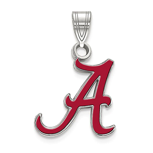 University of Alabama 925 Sterling Silver Enamel Pendant Officially Licensed