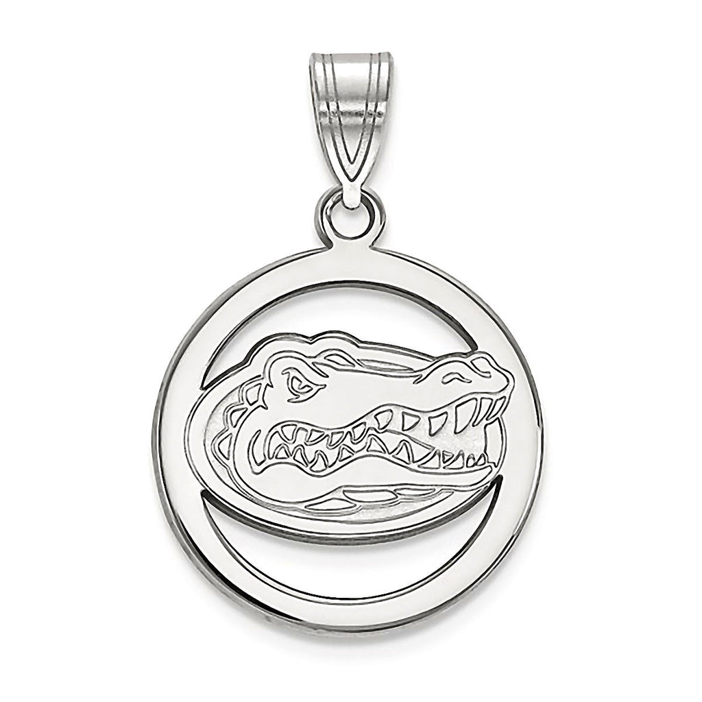 University of Florida 925 Sterling Silver Gator Pendant Officially Licensed