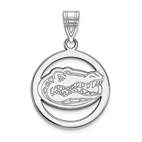 University of Florida 925 Sterling Silver Gator Pendant Officially Licensed