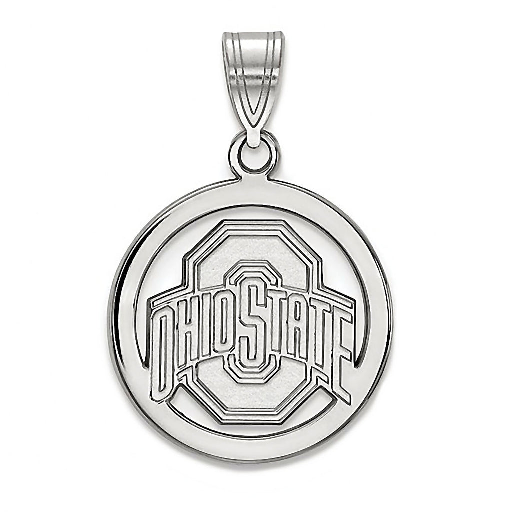 Ohio State University 925 Sterling Silver Pendant Officially Licensed