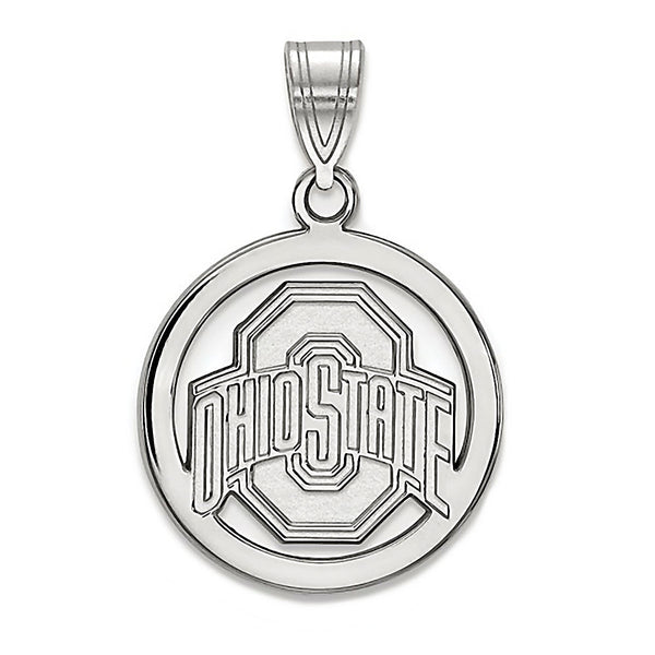 Ohio State University 925 Sterling Silver Pendant Officially Licensed