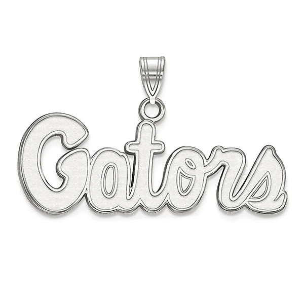University of Florida 925 Sterling Silver Gators Pendant Officially Licensed