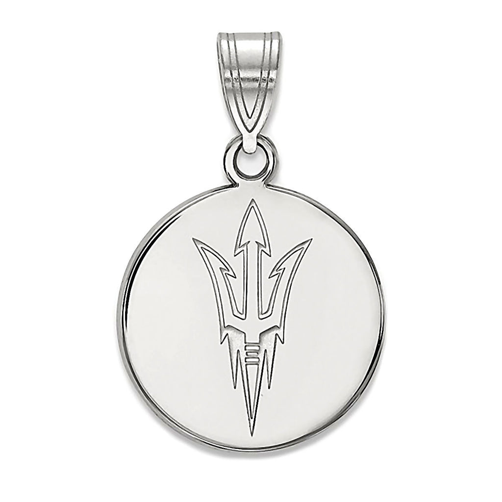 Arizona State University 925 Sterling Silver Sun Devils Pendant Officially Licensed