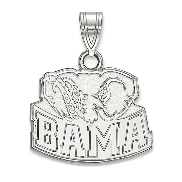 University of Alabama 925 Sterling Silver "Bama" Pendant Officially Licensed