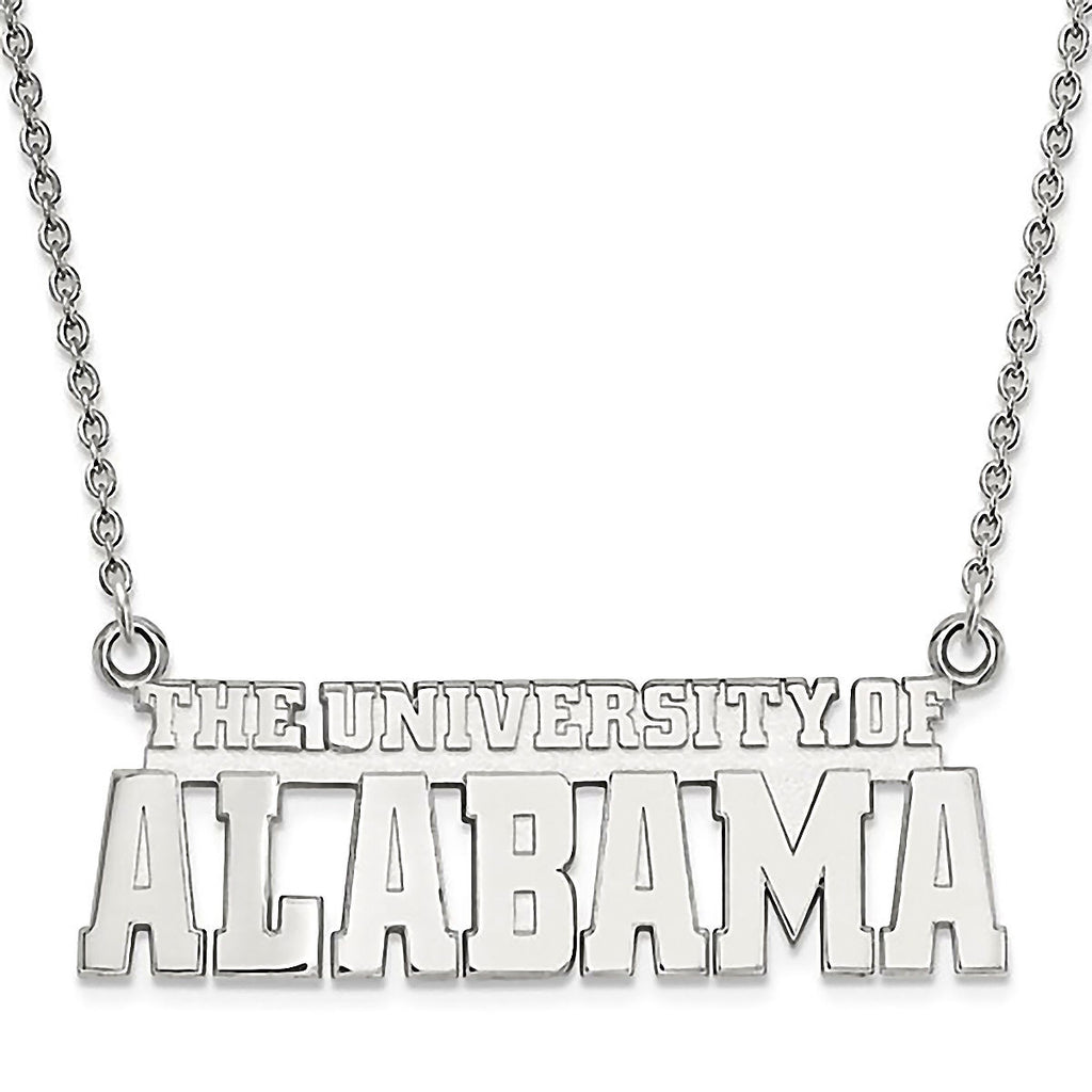 University of Alabama 925 Sterling Silver Necklace Officially Licensed