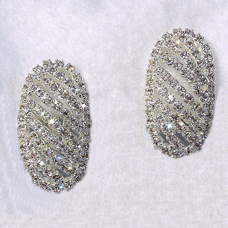 29mm Swarovski Crystal Rhinestone Domed Post Earrings - Trustmark Jewelers - Earrings - 3